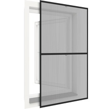 Moustiquaire home protect fenêtre à cadre XL aluminium anthracite 150x210 cm-thumb-0