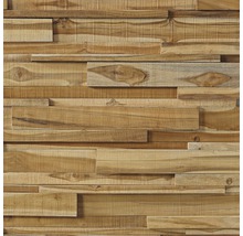 Pierre de parement en bois Ultrawood Linari Natural 10 x 78 cm également pour extérieur-thumb-0