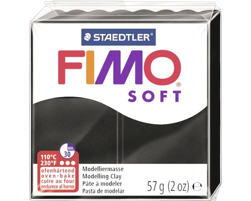 Fimo Soft noir 57g