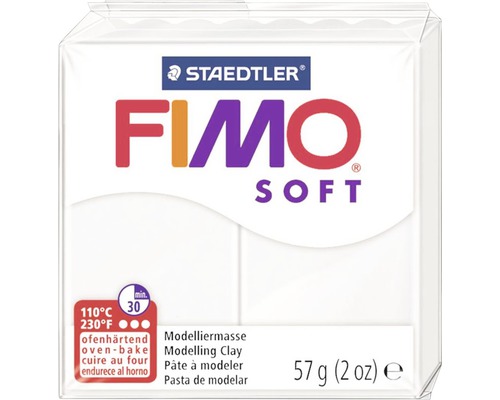 Fimo Soft blanc 57g