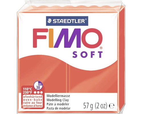 Fimo Soft rouge indien 57g