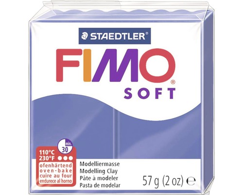 Fimo Soft bleu brillant 57g