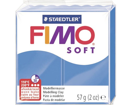 Fimo Soft bleu Pacifique 57g