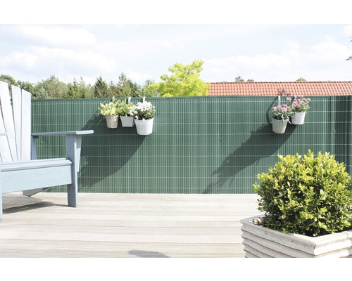 Toile pour balcon PE 90 x 500 cm anthracite