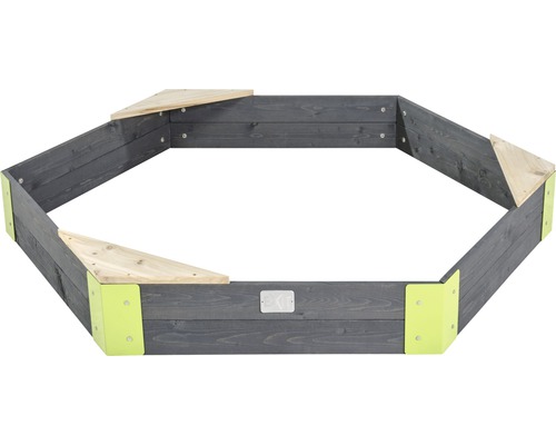 Bac à sable bois EXIT Aksent en bois 160x140 cm-0