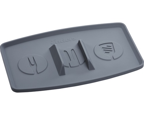 Tablette Enders tablette pour couverts en silicone gris