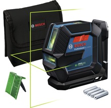 Laser à lignes Bosch Professional GLL 2-15 G avec cible laser et 4 x pile 1,5 V-LR6 (AA)-thumb-0