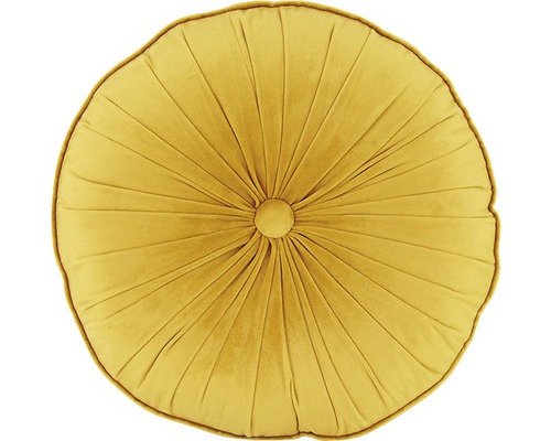 Coussin décoratif Sophie jaune Ø 40 cm