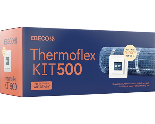 Elektrische Fußbodenheizmatte EBECO Thermoflex Kit 500 120W/m² 150 W 1,3m²-0