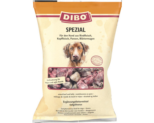 Aliments bruts pour animaux DIBO® spécial 2 kg surgelés