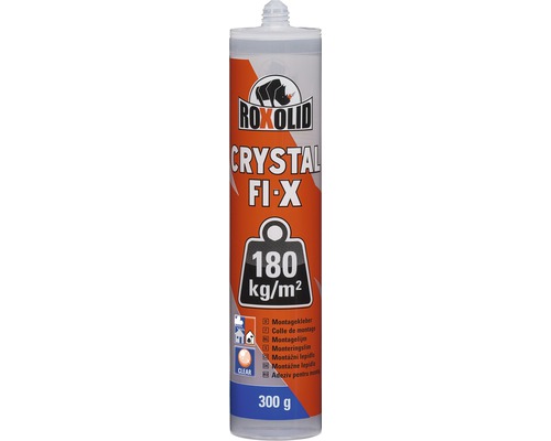 ROXOLID Crystal FI-X Montagekleber 300 g ROXOLID Crystal FI-X Montagekleber 300 g
