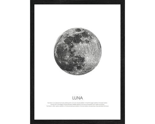 Image encadrée Blue moon 33x43cm