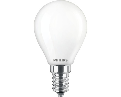 Ampoule sphérique LED P45 mat E14/4,3W(40W) 470 lm 2700 K blanc chaud