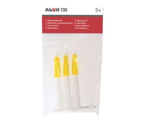 Akkit 735 Ersatzkartuschenspitzen mit Verschluss Pack = 3 St