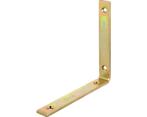 Winkel extra stark 140 x 140 x 20 mm, galv. gelb verzinkt, 1 Stück
