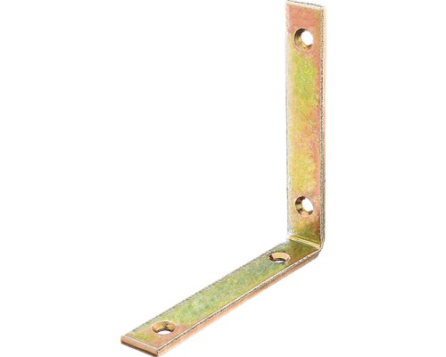 Winkel extra stark 120 x 120 x 20 mm, galv. gelb verzinkt, 1 Stück