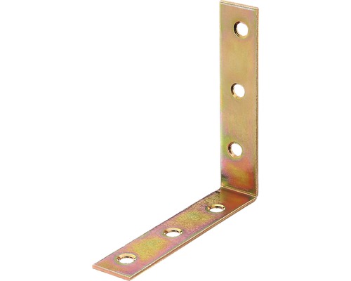 Stuhlwinkel 90 x 90 x 20 mm, galv. gelb verzinkt, 1 Stück