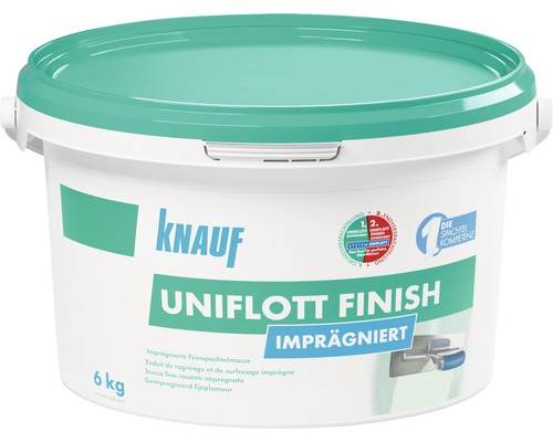 Mastic imprégné Knauf Uniflott Finish 6 kg