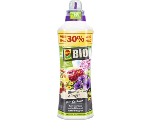 Engrais pour fleurs universel Compo Bio 1,3 L Engrais pour fleurs universel Compo Bio 1,3 L