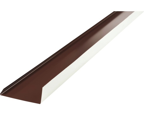 Angle d'arête tablier PRECIT brun chocolat RAL 8017 2000 x 100 mm