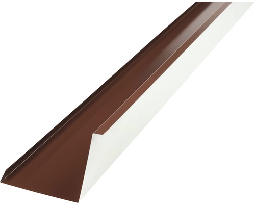 Noue pour tuile métallique PRECIT brun chocolat RAL 8017 1000 x 100 x 115 mm