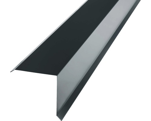 PRECIT Kantenwinkel für Metallziegel anthracite grey RAL 7016 1000 x 95 x 100 mm
