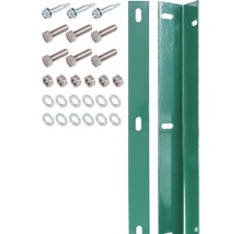 Kit de barre de fixation pour panneau rigide double fil vert, avec 180 vis-thumb-0