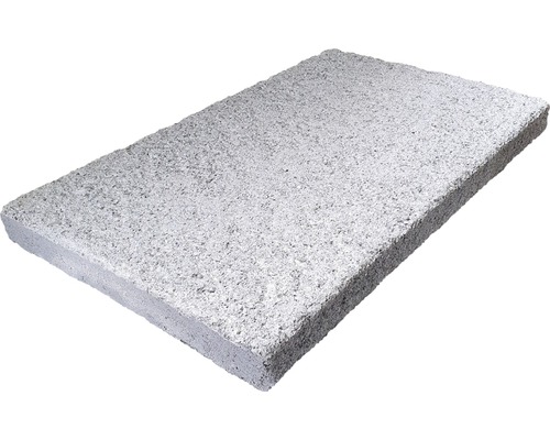 Couvertine pour muret plat gris argent CRUSH® 49 x 25 x 4 cm-0