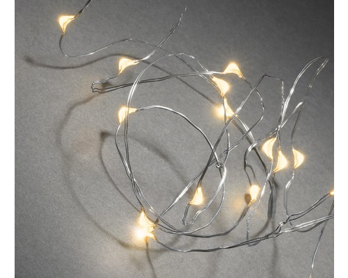 Guirlande lumineuse Konstsmide couleur d''éclairage couleur ambre 20 micro LED-0
