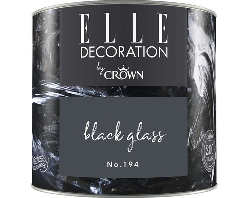 ELLE Decoration Wandfarbe Matt No. 194 Black Glass 125 ml-0