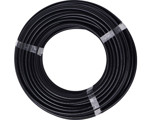 Câble coaxial enterré 1,6/7,0 noir 50 m