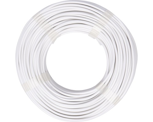 Câble de sonnerie YR 4x0,8 mm mm, 100 m blanc