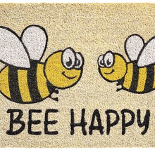 Kokosmatte Ruco Print Bee Happy 40x60 cm-thumb-1