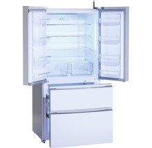 Réfrigérateur multi-portes Wolkenstein WFD540NF SI lxhxp 83 x 182 x 70.60 cm compartiment de réfrigération 345 l compartiment de congélation 186 l-thumb-0