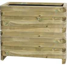 Pflanzkasten Holz 90 x 40 x 80 cm braun-thumb-0