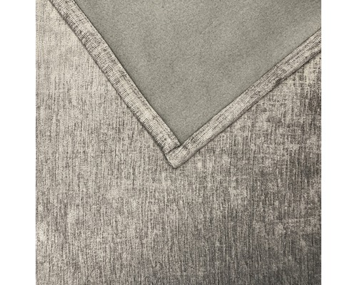 Rideau thermique avec galon fronceur Jeanny gris 135 x 245 cm