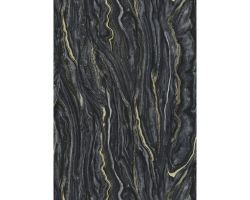 Vliestapete 10149-15 ELLE Decoration Marmor schwarz