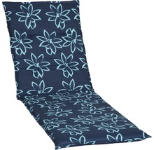 Coussin pour chaise longue beo® Bunde 193 x 60 cm coton-tissu mélangé bleu vert turquoise-thumb-0