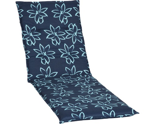 Coussin pour chaise longue beo® Bunde 193 x 60 cm coton-tissu mélangé bleu vert turquoise-0