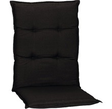 Galette d'assise pour siège à dossier bas beo® Trier 98 x 46 cm coton-tissu mélangé gris-thumb-0