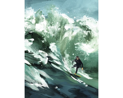 Impression d'art Surfing 18x24 cm