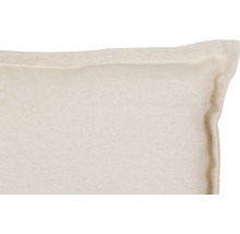 Coussin pour chaise longue 191 x 58 cm coton-tissu mélangé beige naturel-thumb-1