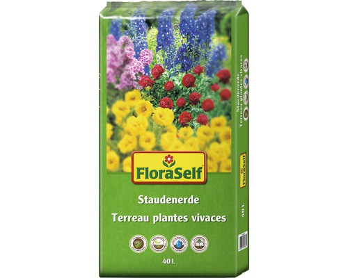 Terreau pour plantes vivaces FloraSelf 40 L