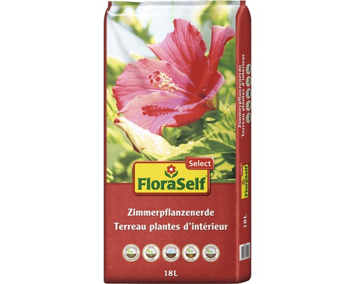 Terreau pour plantes d'intérieur FloraSelf Select 18 L