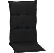 Galette d'assise pour siège à dossier haut 118 x 46 cm coton-tissu mélangé anthracite noir-thumb-0