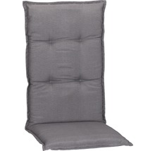 Galette d'assise pour siège à dossier haut 118 x 46 cm coton-tissu mélangé gris-thumb-0