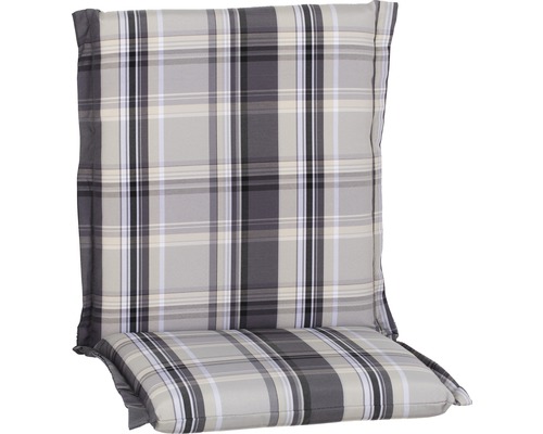 Galette d'assise pour siège à dossier bas 110 x 50 cm Dralon polyester gris-0
