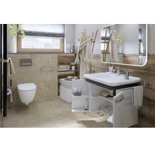 Keramag / GEBERIT spülrandloses Tiefspül-WC Renova Comfort erhöht weiß wandhängend 500694011-thumb-5