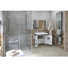 Keramag / GEBERIT Waschtisch Renova Comfort Square unterfahrbar 75 cm weiß 128575000-thumb-7