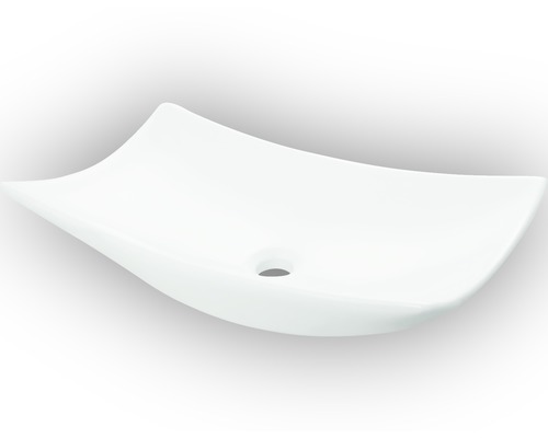 Lavabo à poser Jungborn Veronia blanc 57x33 cm-0
